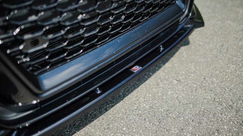 Przedni splitter spoiler audi a6 maxton