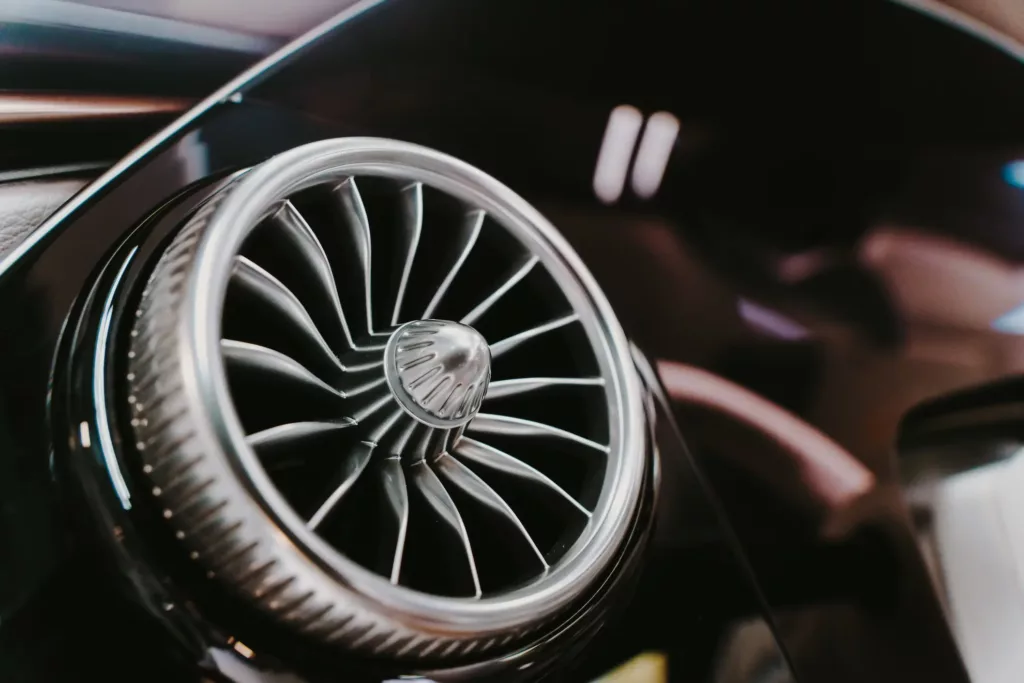 Detailing wnętrza Mercedes EQE